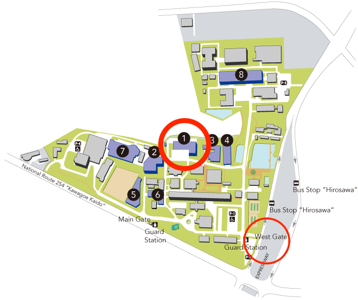 RIKEN Wako Campus Map